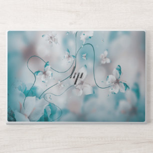modern white butterflies HP EliteBook 850 G5/G6, HP Laptop Skin