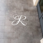 Modern White Calligraphy Monogram Wedding