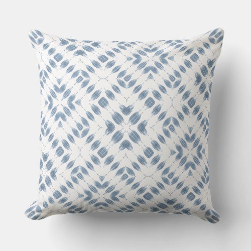 Modern White Coastal Throw Pillow