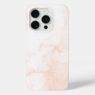 Modern White & Golden Marble iPhone 15 Pro Case