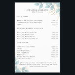 Modern, white-green Leafy Flyer<br><div class="desc">Modern leafy flyer in white,  green. Edit your product in minutes by adding your data. You can change the font/color/position by "further personalization".</div>
