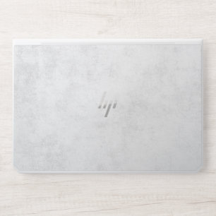 Modern White Marble HP Laptop Skin