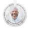 Modern White Marble In Loving Memory Photo Tribute