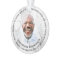 Modern White Marble In Loving Memory Photo Tribute