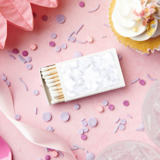 Modern White Marble Matchboxes