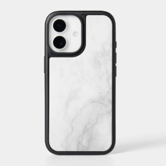 Modern White Marble iPhone 17 Case