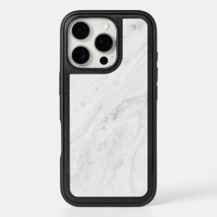 Modern White Marble Patterned Background iPhone 16 Pro Case
