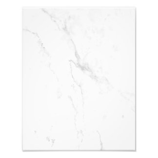 Modern White Marble Photo Print