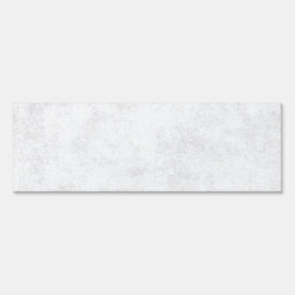Modern White Marble Sign
