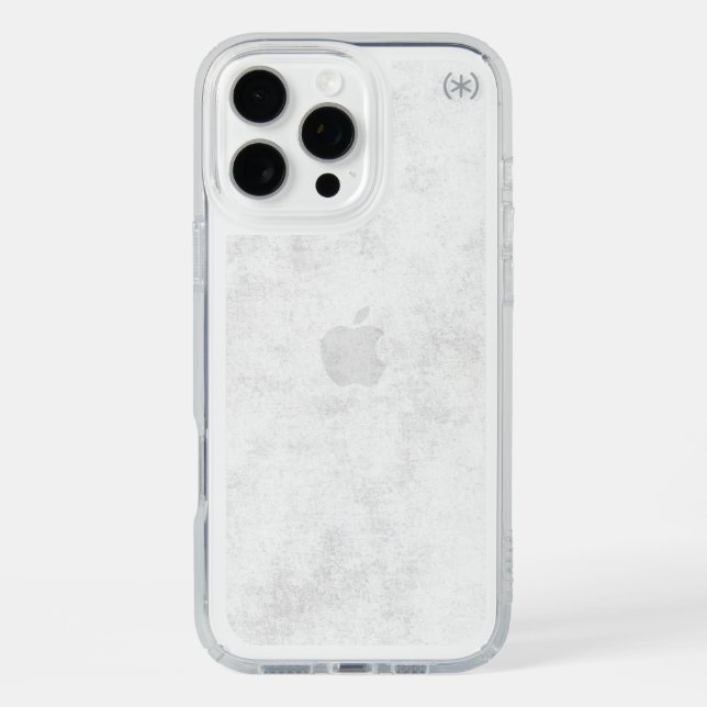 Modern White Marble Speck iPhone Case (Front)