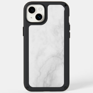 Modern White Marble Speck iPhone 14 Plus Case