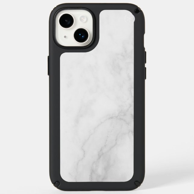Modern White Marble Speck iPhone Case (Front)