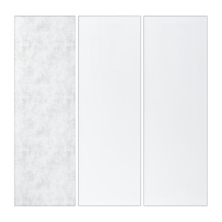 Modern White Marble Triptych