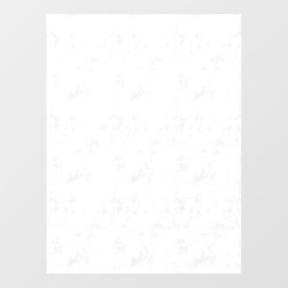 Modern White Marble Window Cling