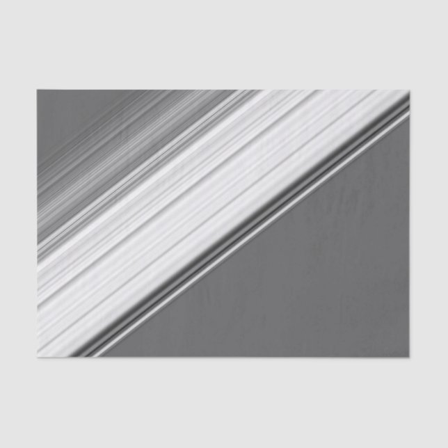 Modern White on Gray Tissue Paper (Front)