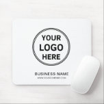 Modern White Personalized Logo Business Corporate Mouse Pad<br><div class="desc">Enhance your workspace with a modern logo personalized mouse pad that blends style and functionality. This sleek mouse pad features a clean design perfect for showcasing your company’s logo, adding a professional touch to your desk setup. Personalize it with your business name, tagline or contact details to create a unique...</div>