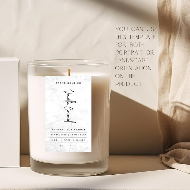 Modern White Rustic Label (Creator Uploaded)