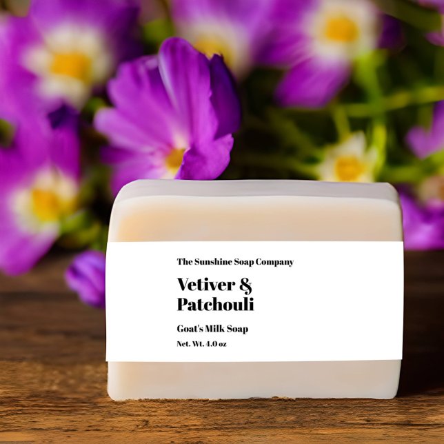 Modern White Soap Belly Band (Creator Uploaded)