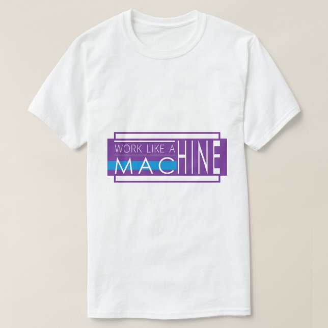 Modern White Text Typography Design T-Shirt (Design Front)