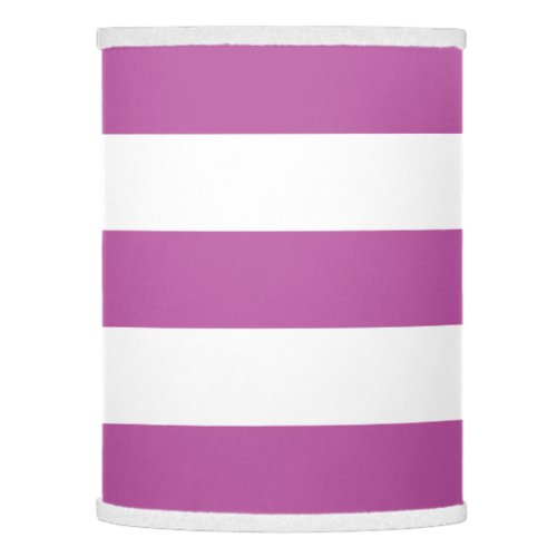 Modern Wide Striped Lamp in Pinky Purple