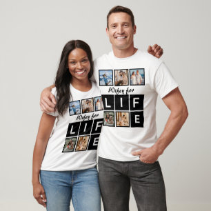 Modern Wifey for Life 5 Photo Collage T-Shirt