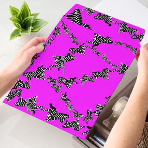 Modern wild purple zebra envelope mailers
