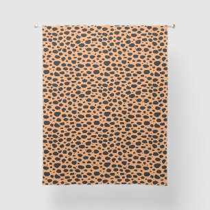 Modern Wild Safari Cat Animal Print Spot Sheer Curtains