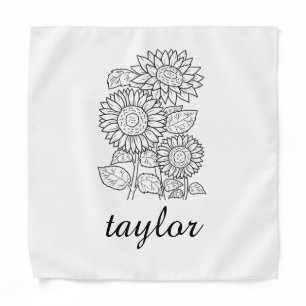 Modern Wildflower Bandana
