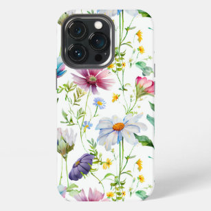 Modern wildflower pattern  iPhone 13 pro case