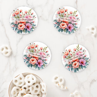 Modern Wildflowers Beautiful Luxury Collection Coaster Set