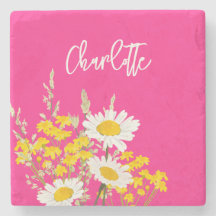 Modern Wildflowers Custom Monogram