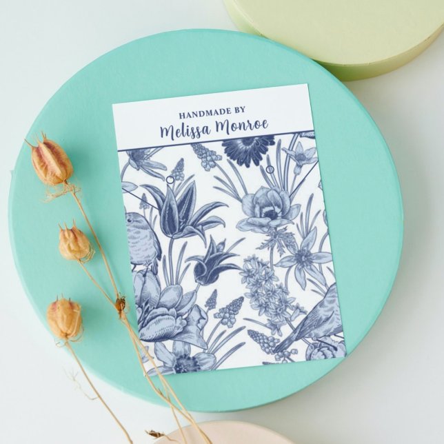 Modern Wildflowers Necklace Jewelry Display Card  (Creator Uploaded)