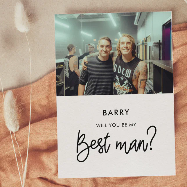 Interesting Will You Be My Best Man Photos