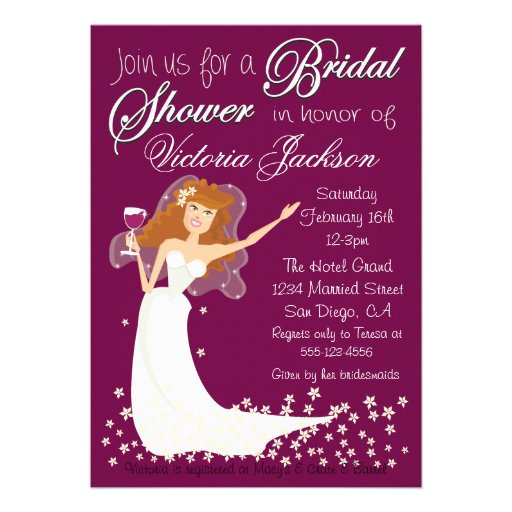 Cocktail Bridal Shower Invitations 6