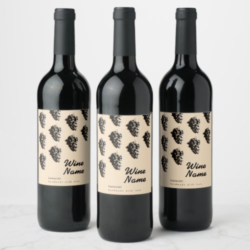 Modern Wine Label Design