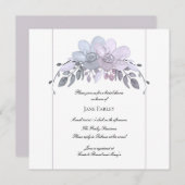Modern Winter Floral Bridal Shower Invitation (Front/Back)
