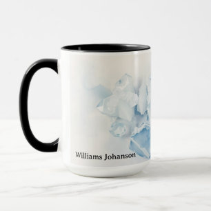 Modern Winter Thaw Abstract Ice Mug