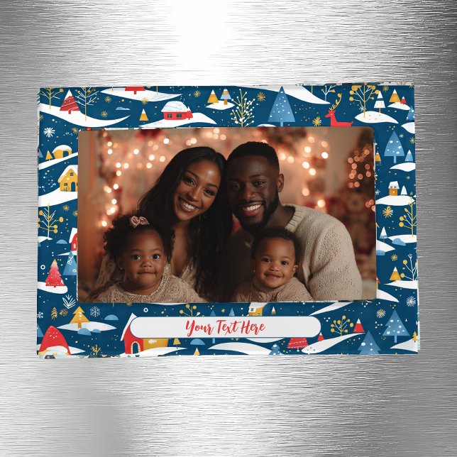 Modern Winter Wonderland Magnetic Frame (Creator Uploaded)