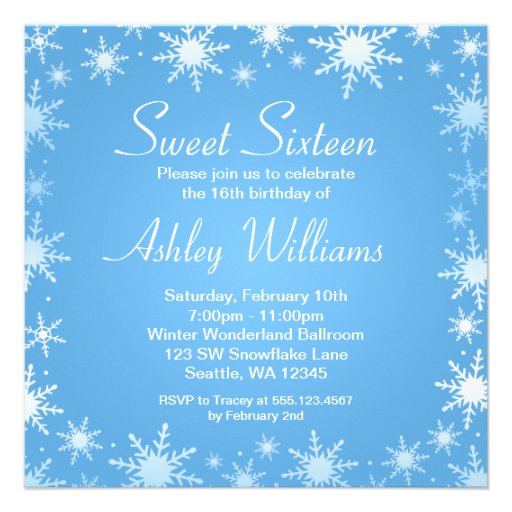 Winter Wonderland Party Invitation Ideas 4