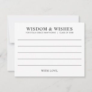 Modern Wisdom Advice for Graduate Note Card