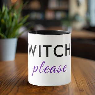 Modern Witch Please Halloween Mug – Minimal Chic