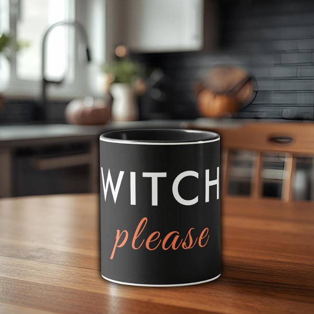 Modern Witch Please Halloween Mug – Minimal Chic (Creator Uploaded)