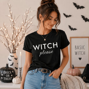 Modern Witch Please Halloween Shirt – Funny Tee