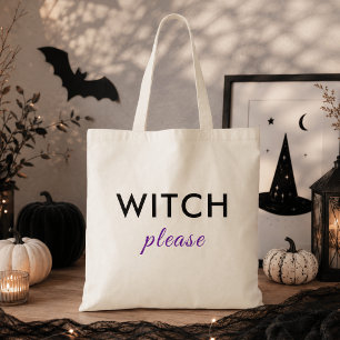 Modern Witch Please Halloween Tote Bag – Trendy