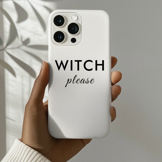 Modern Witch Please Phone Case – Trendy Minimal (Creator Uploaded)