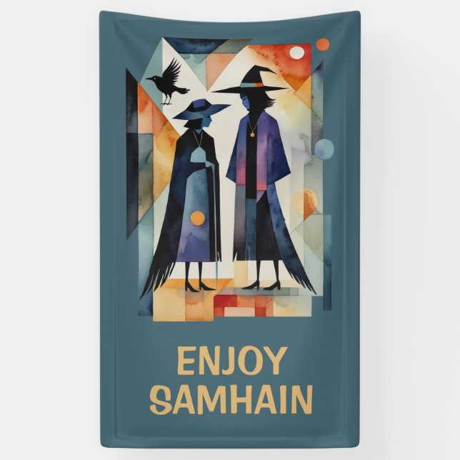 Modern Witches - an abstract artwork 6 - Fan Fun Banner (Vertical)
