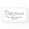 Modern With Heart Just Married Car Banner