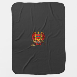 Modern Woiti Family Coat of Arms Baby Blanket