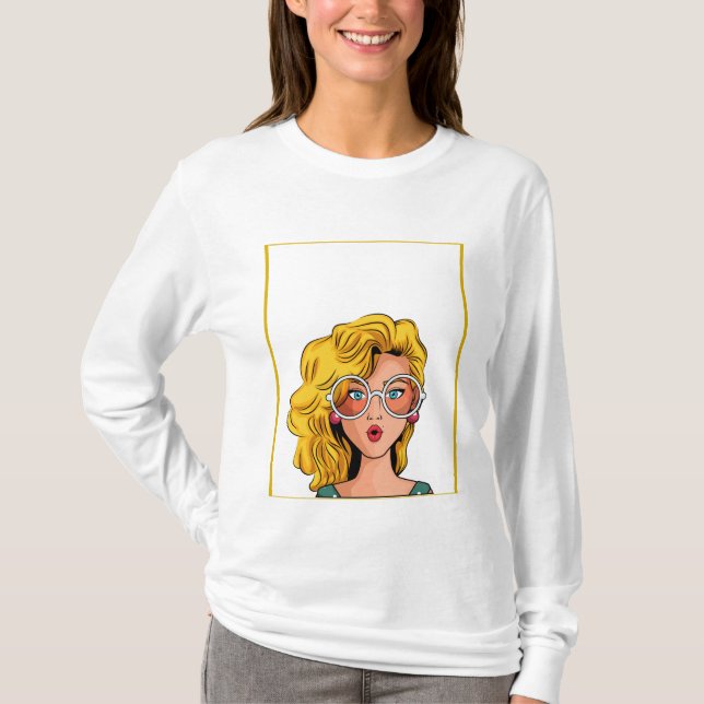 Modern Women white T-Shirt (Front)