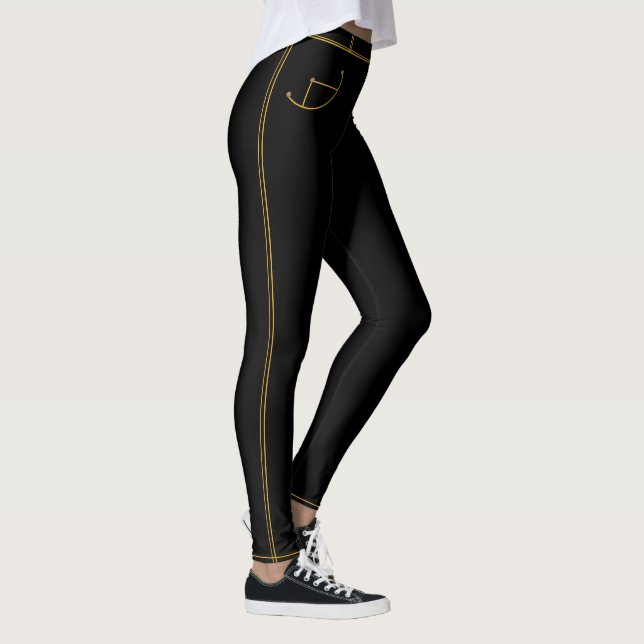 Modern Women's Faux Black Jeans Leggings (Right)
